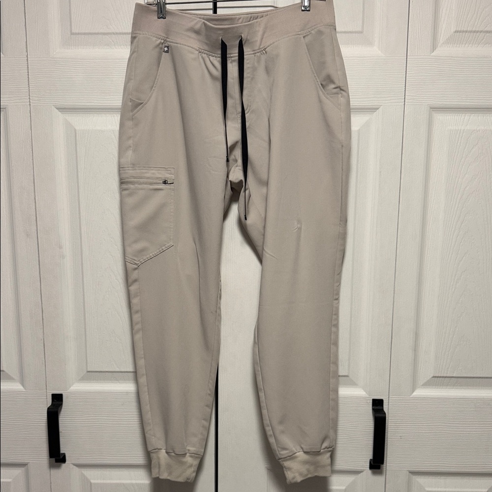 Figs Zamora Jogger Scrub Pants - Bone